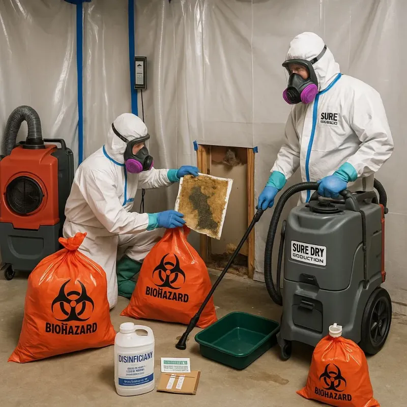 Contaminated Water Handling Protocols process in Myrtletown, CA