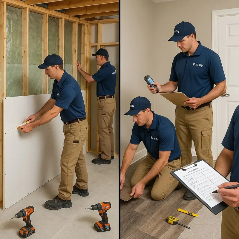 Repairs and Reconstruction process in Myrtletown, CA